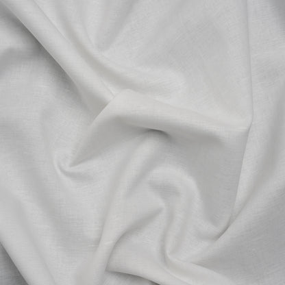 Famous Australian Designer White Linen and Cotton Woven with Soft Polyester Backing