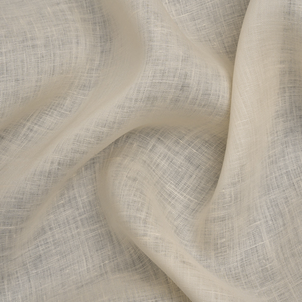 Famous Australian Designer Cream Lightweight Linen Woven