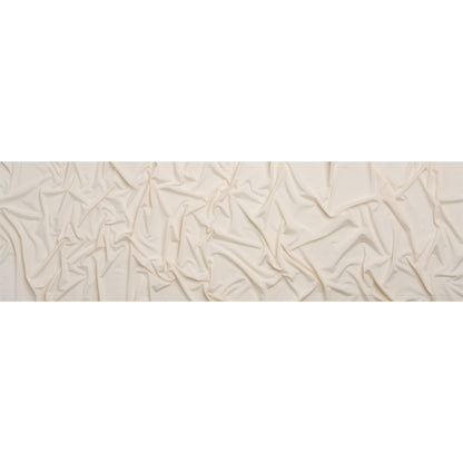 Famous Australian Designer Cream Stretch Polyester Jersey Full