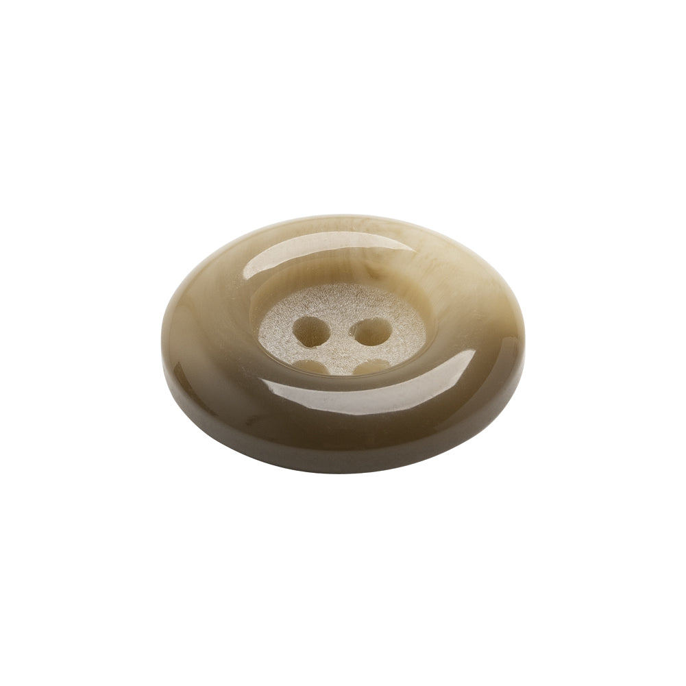 Plastic 4-Hole Button - Taupe and Beige Matte Center Tire Rim - 36L/23mm Folded