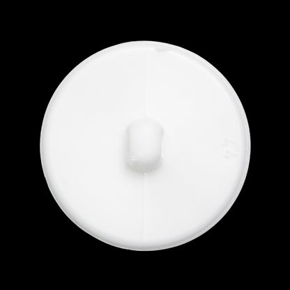 Plastic Shank Back Button - White Faux Gems and Latticework - 44L/28mm
