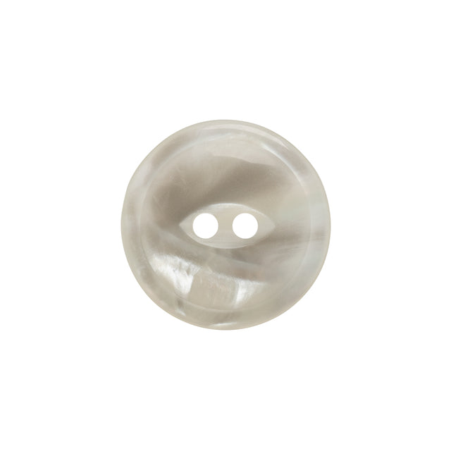 Plastic 2-Hole Button - 32L/20mm - Translucent White Swirl