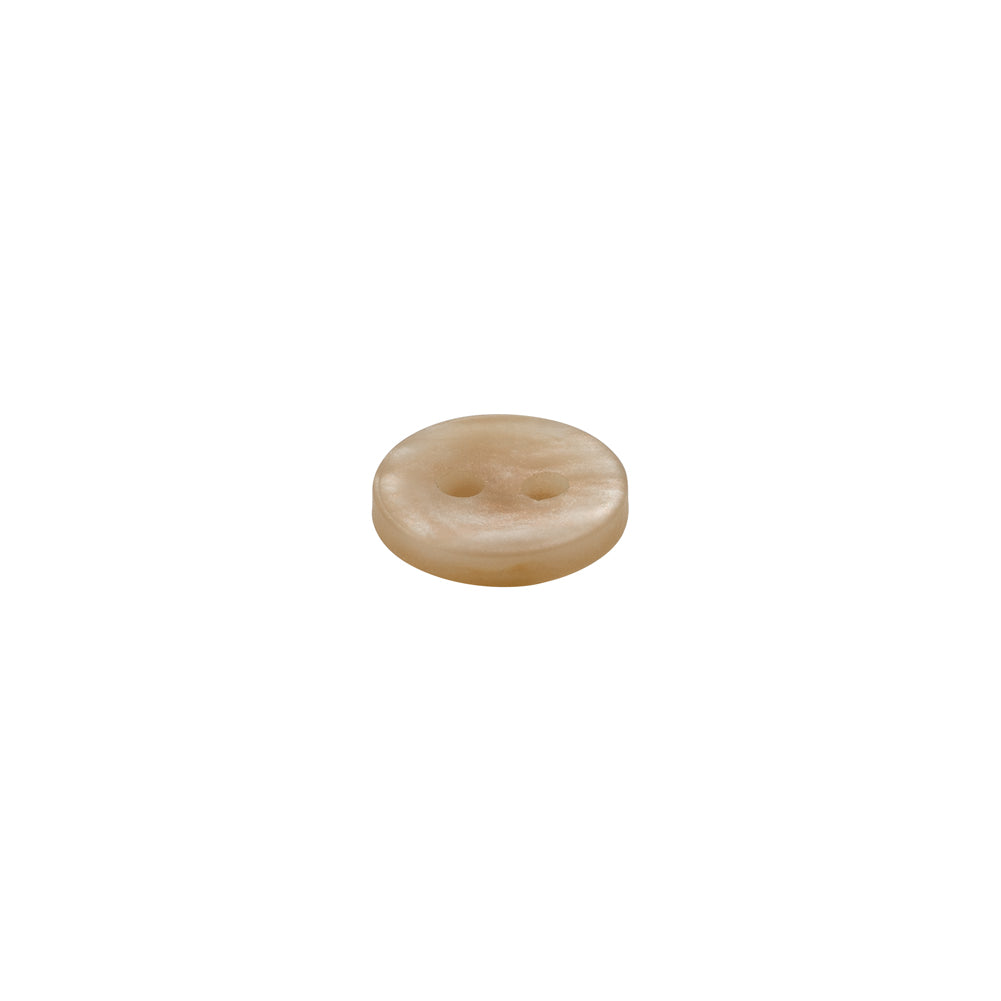 Plastic 2-Hole Button - 16L/10mm - Shimmering Cream