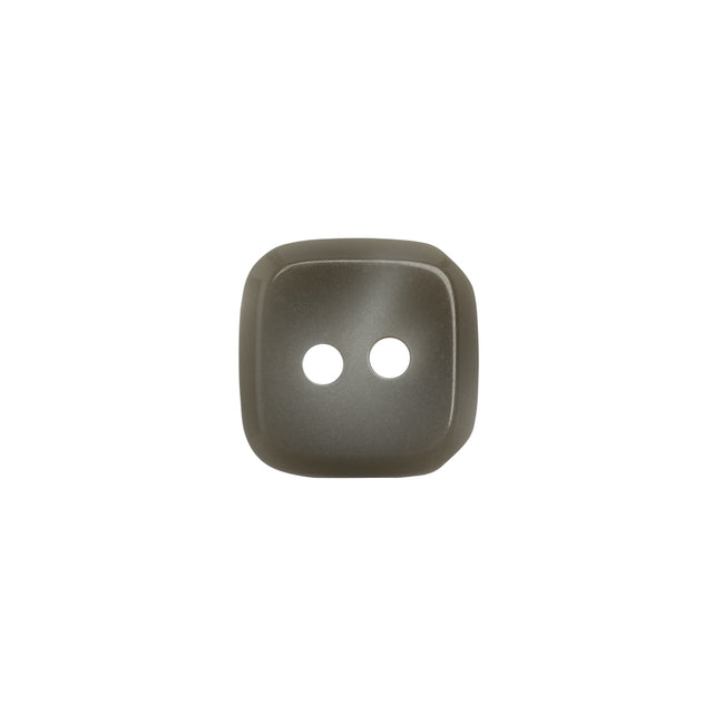 Square Plastic 2-Hole Button - 24L/15mm - Gray Ombre