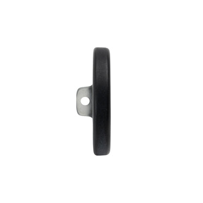 Plastic Shank Back Button - 36L/23mm - Charcoal and Gray Shimmer Swirl