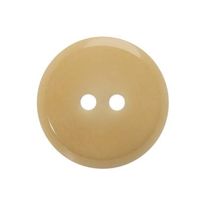 Bone 2-Hole Button - 40L/25.5mm - Beige and Cream Gentle Curves