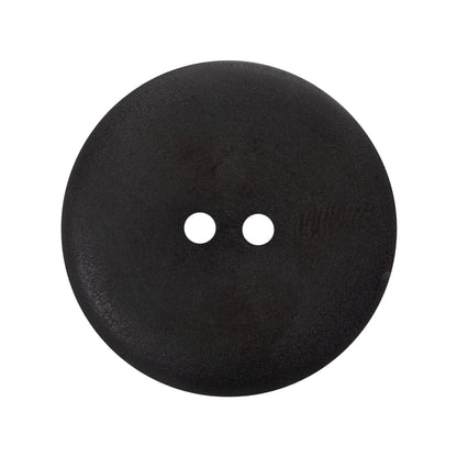Plastic 2-Hole Button - 44L/28mm - Charcoal Gray and Purple Shimmer Shallow Plate