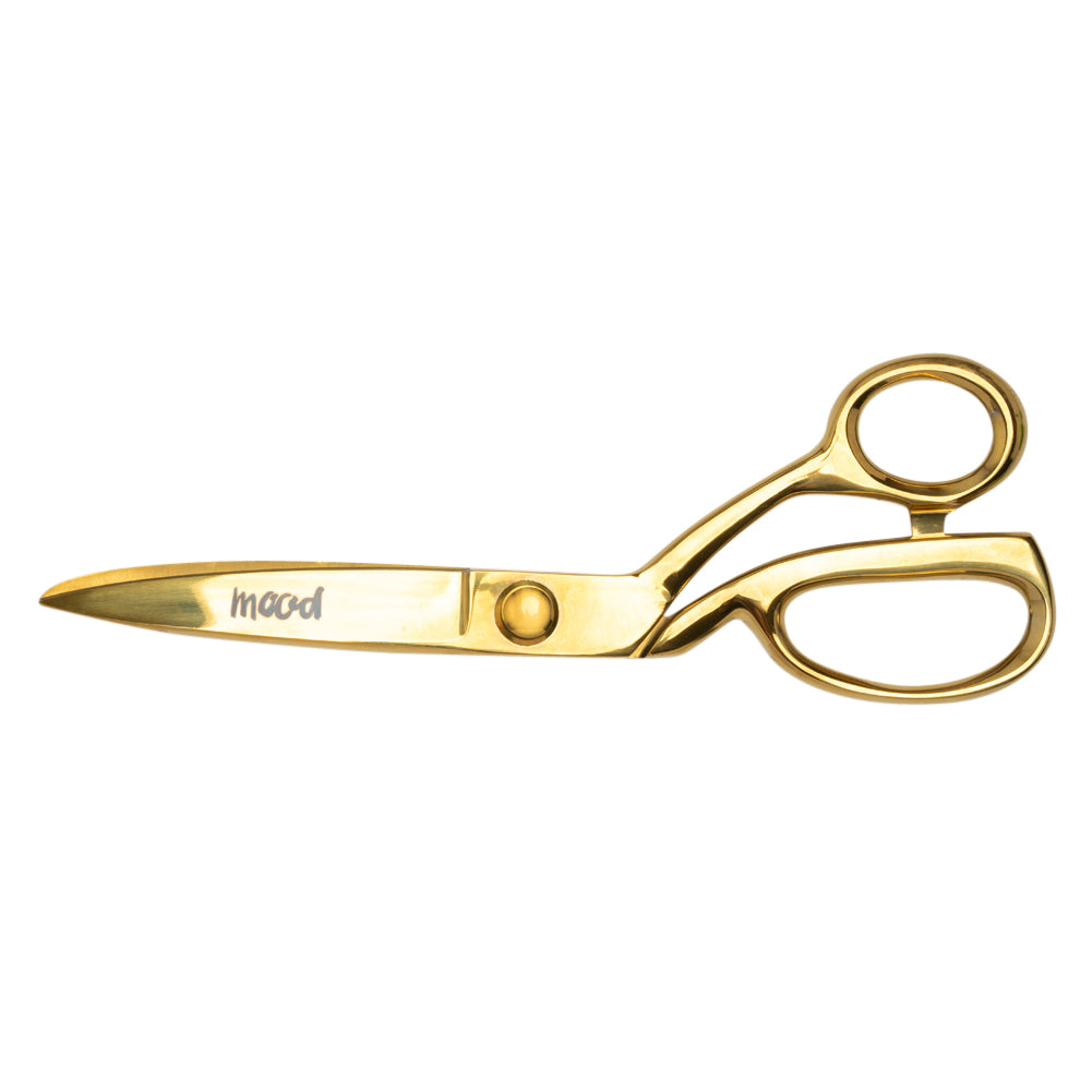 9" Knife-Edge Dressmaker's Shears by Mood - Metallic Gold