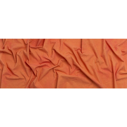 Terracotta Mottled Wrinkled Lightweight Cotton Canvas Full