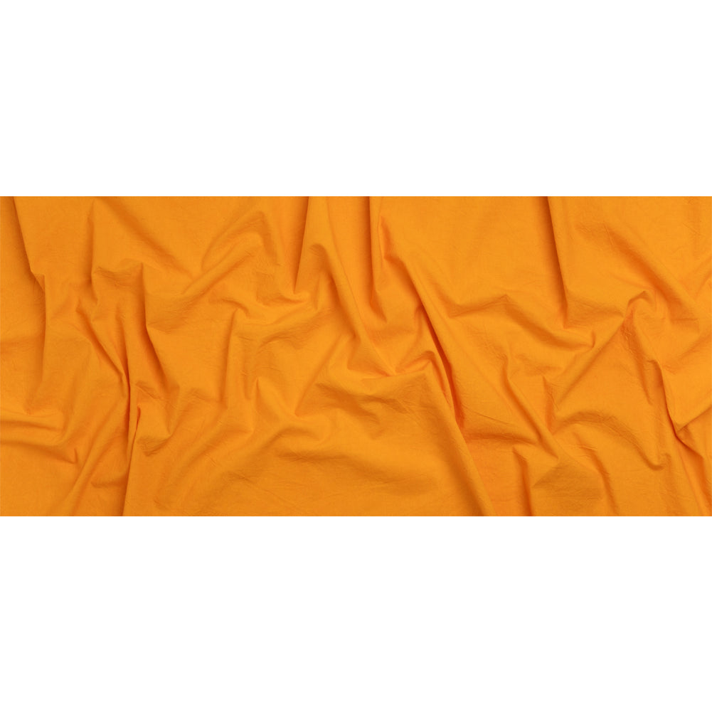 Goldenrod Mottled Wrinkled Lightweight Cotton Canvas Full