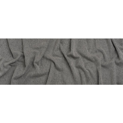 Gray Fuzzy Blended Wool Coating Full