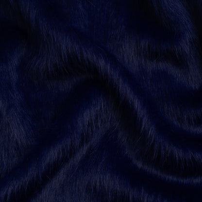 Royal Blue Fuzzy Blended Wool Coating