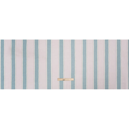 Famous Australian Designer Lilac, French Blue and Cream Striped Crinkled Silk Chiffon Drape
