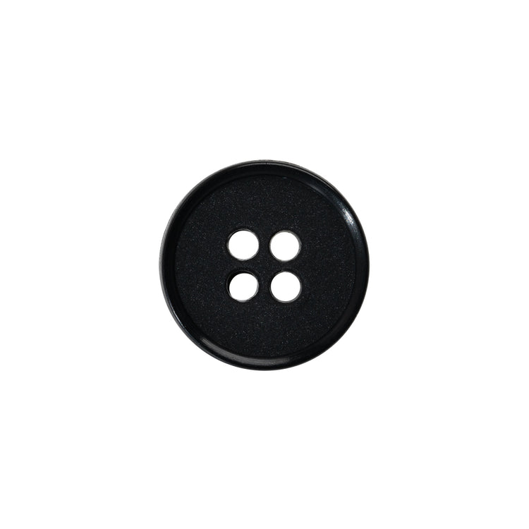 template--25130090922057__main-4-Hole Plastic Button - 24L/15mm - Matte Black Narrow Rim