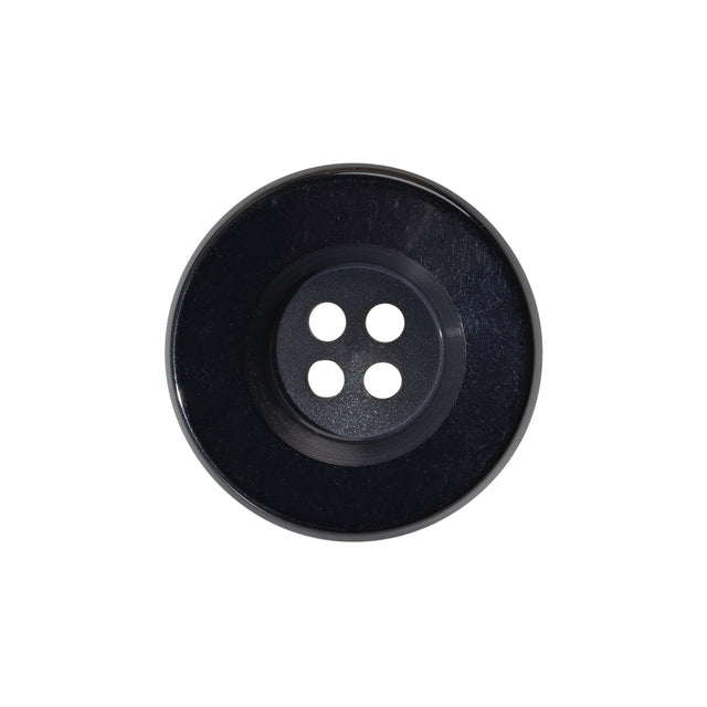Plastic 4-Hole Button - 36L/23mm - Midnight Ink Well
