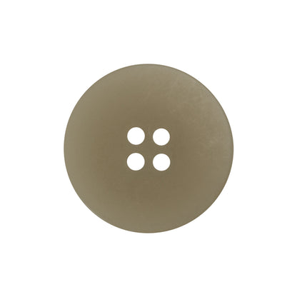 Plastic 4-Hole Button - 38L/24mm - Frosted Off White Narrow Rim