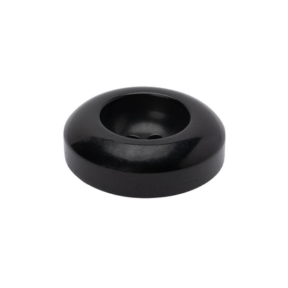 Plastic 4-Hole Button - 38L/24mm - Black Deep Well
