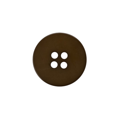 Plastic 4-Hole Button - 30L/19mm - Classic Brown