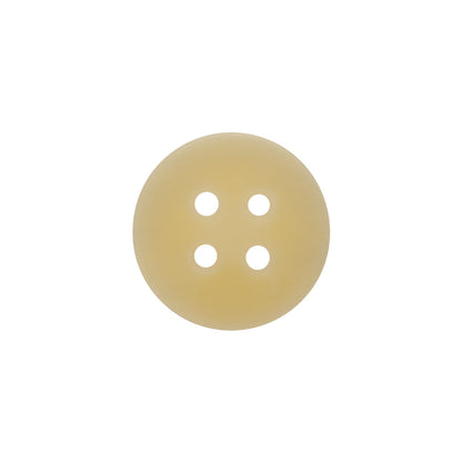 Plastic 4-Hole Button - 28L/18mm - Beige and Gray Striated