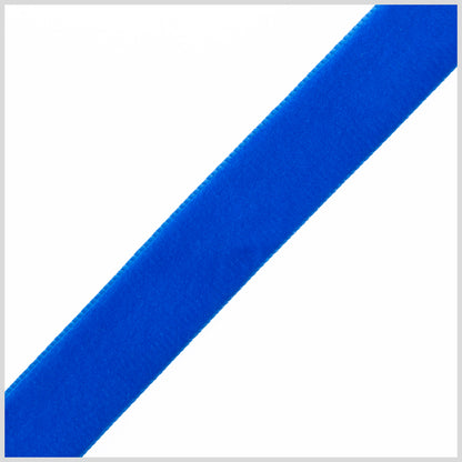0.875" Royal Blue Nylon Velvet Ribbon