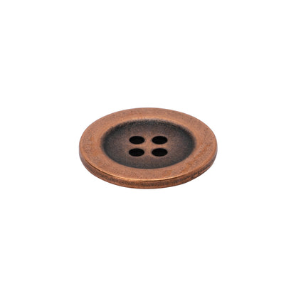 Metal 4-Hole Button - 32L/20mm - Copper