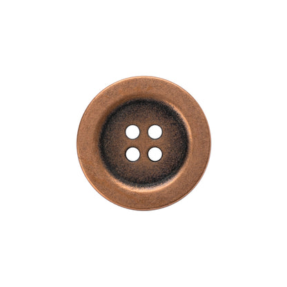 Metal 4-Hole Button - 32L/20mm - Copper
