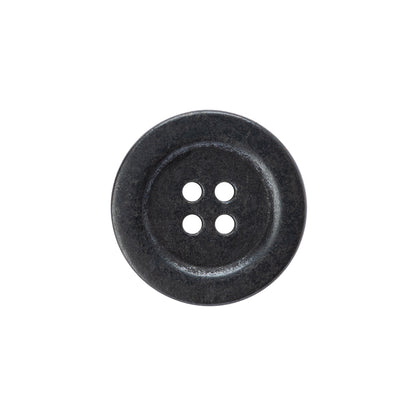 Metal 4-Hole Button - 32L/20mm - Pewter