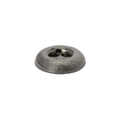 Metal 4-Hole Button - 28L/18mm - Gunmetal Inkwell