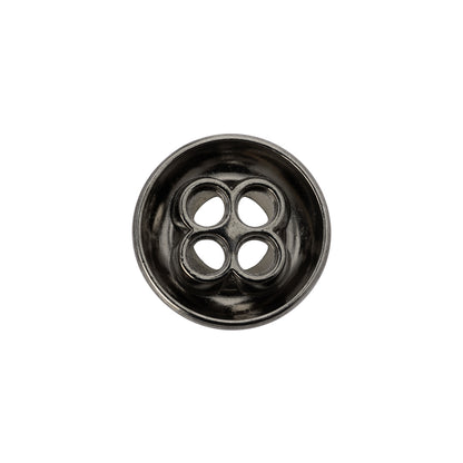 Metal 4-Hole Button - 28L/18mm - Gunmetal Inkwell