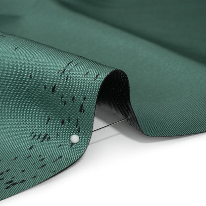 Sea Green and Metallic Black Striated Luxury Brocade