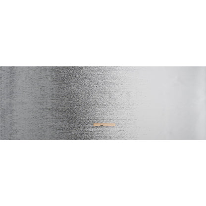 Silver and Metallic Black Striated Luxury Brocade