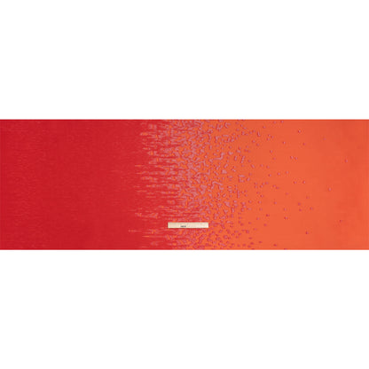 Metallic Red and Orange Spotted Gradient Luxury Brocade