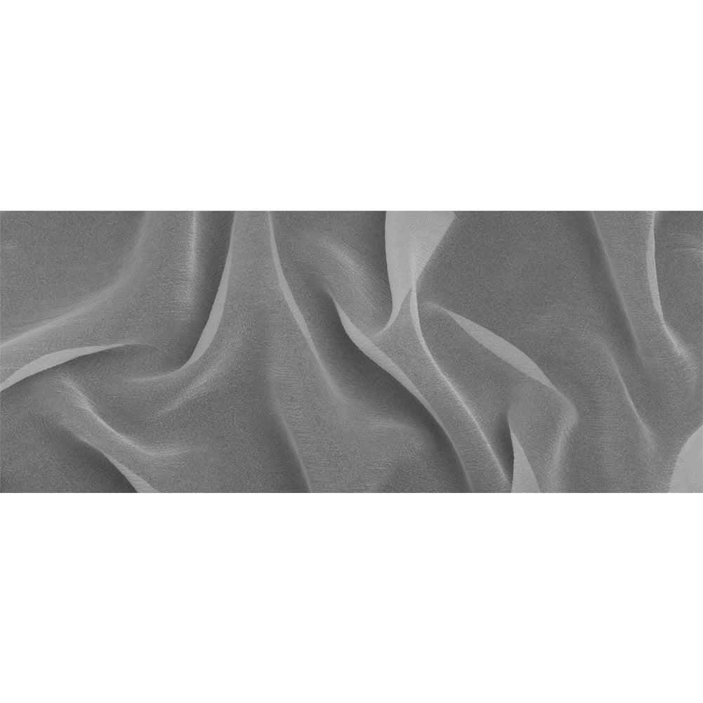 Shimmering White Bubbly Crinkled Organza Brocade - Full