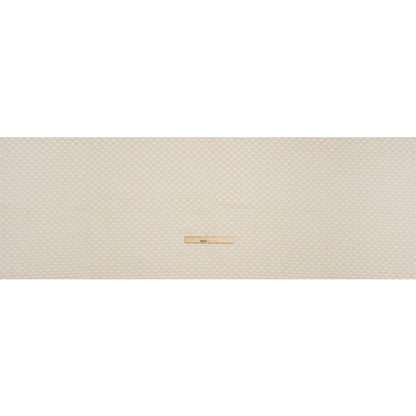 Pearl and White Luminous Checks Upholstery Boucle Full