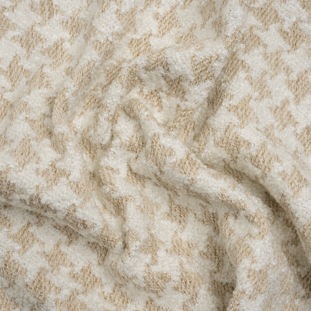 Cloud Houndstooth Boucle Upholstery Jacquard