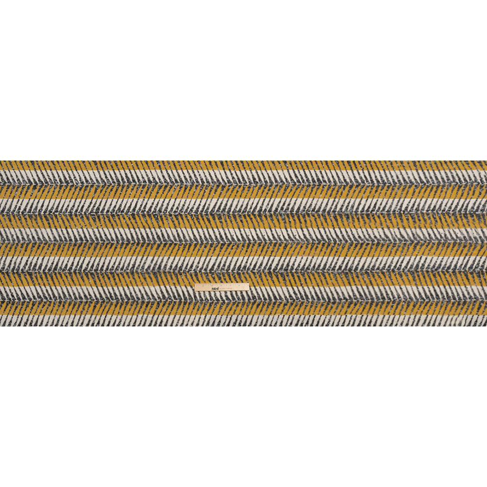 Sunshine Geometric Chevrons and Stripes Upholstery Boucle Jacquard Full
