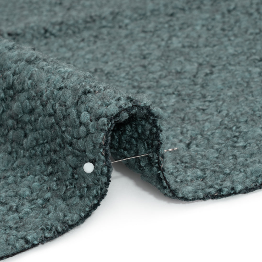 Denim Fluffy Upholstery Boucle Detail