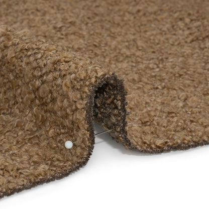 Fawn Fluffy Upholstery Boucle Detail