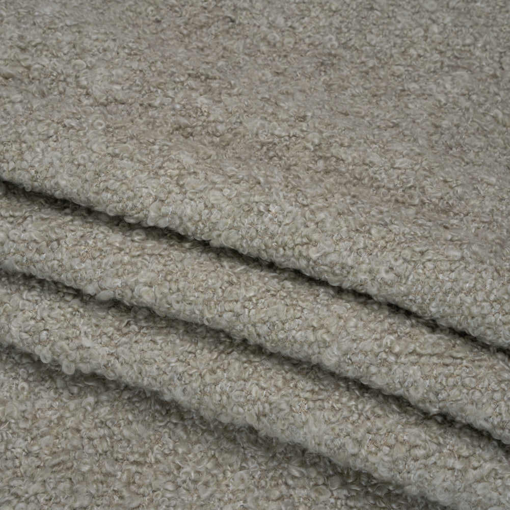 Fog Fluffy Upholstery Boucle Folded
