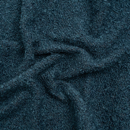 Indigo Fluffy Upholstery Boucle