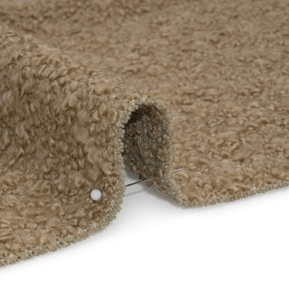 Mineral Fluffy Upholstery Boucle Detail