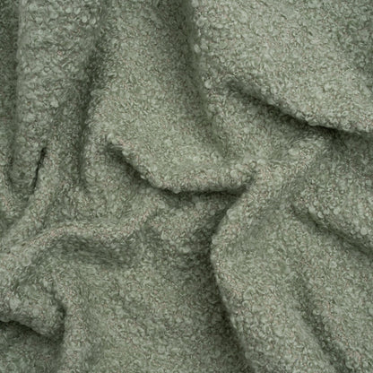 Mint Fluffy Upholstery Boucle