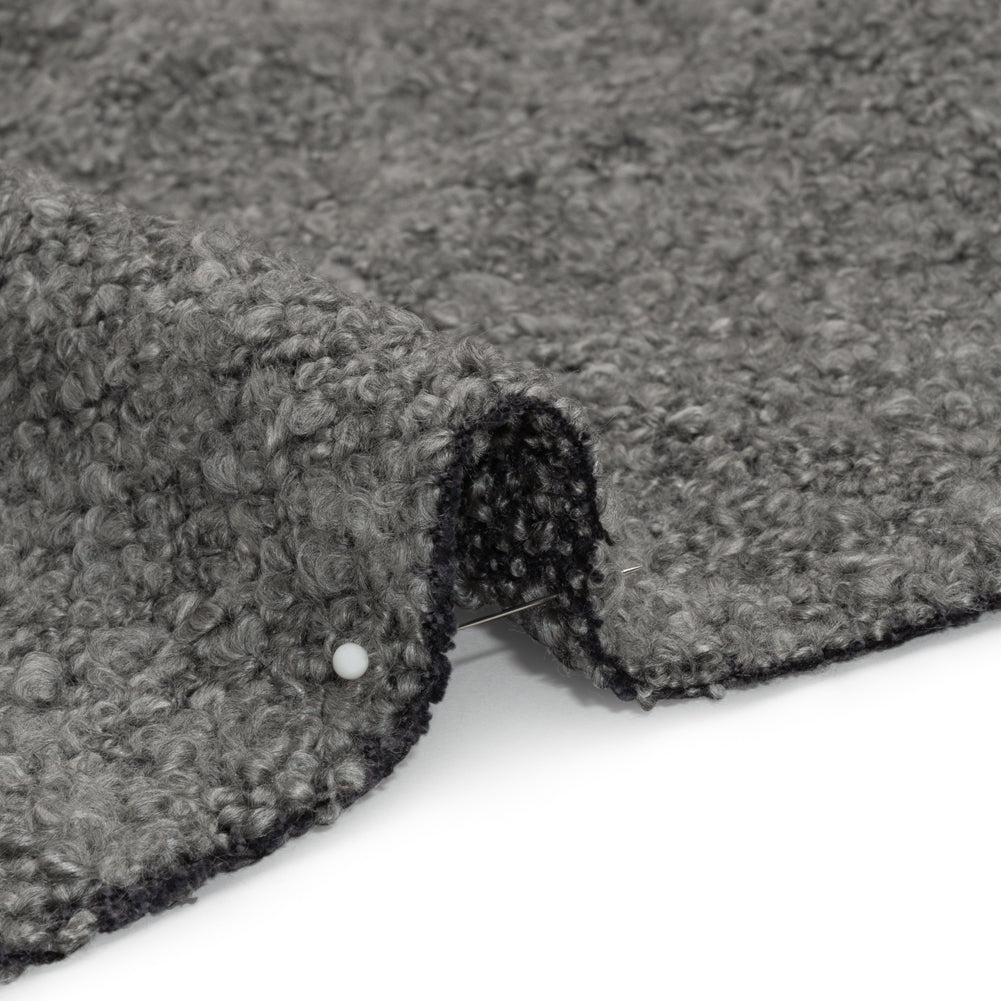 Nickel Fluffy Upholstery Boucle Detail