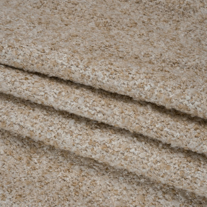 Mineral Pebbly Upholstery Boucle Folded