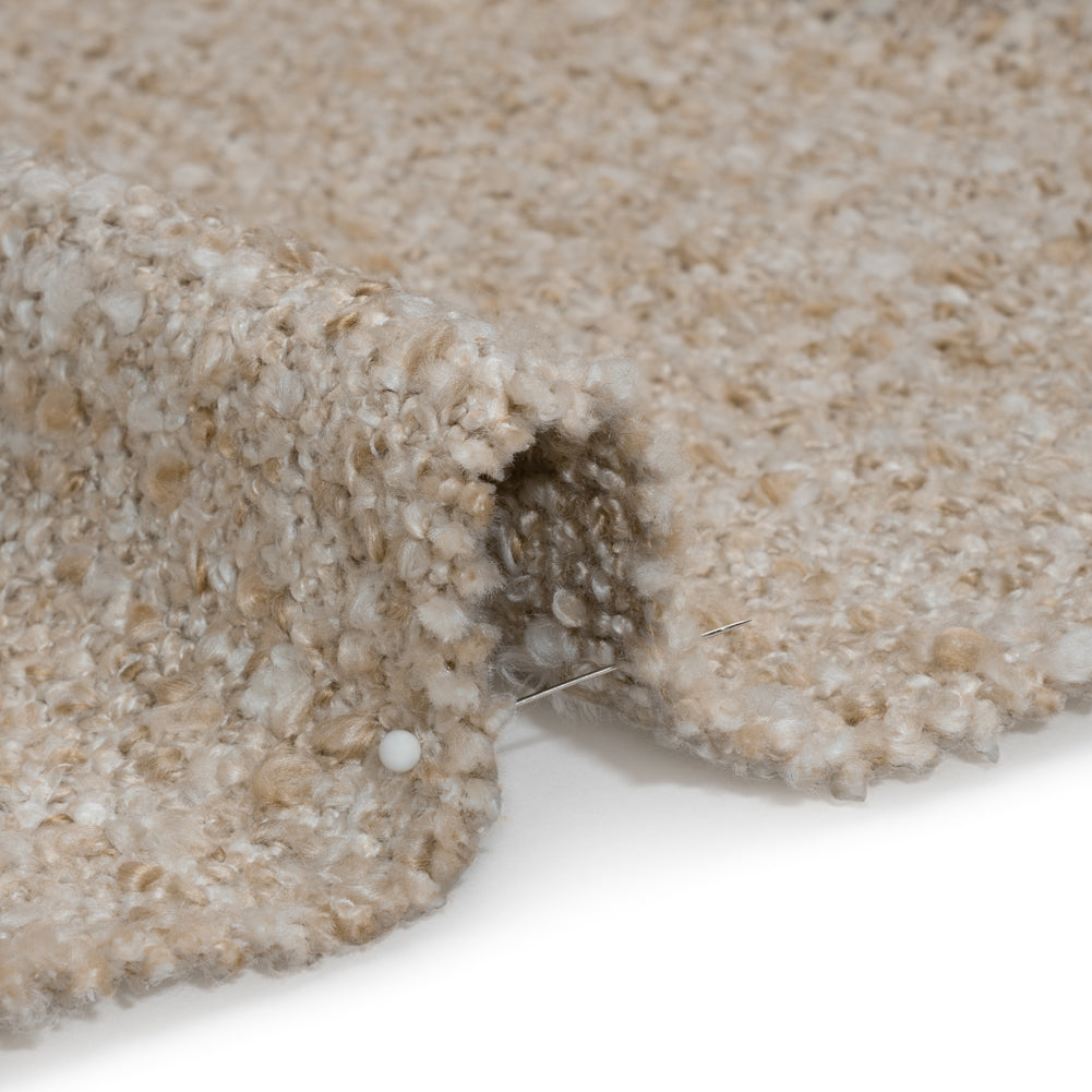 Mineral Pebbly Upholstery Boucle Detail