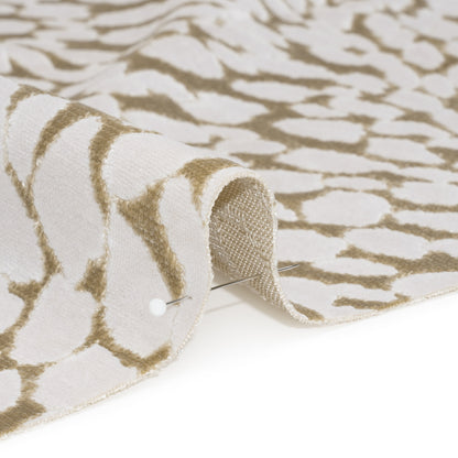 Sandstone Animal Spots Textured Chenille Jacquard Detail