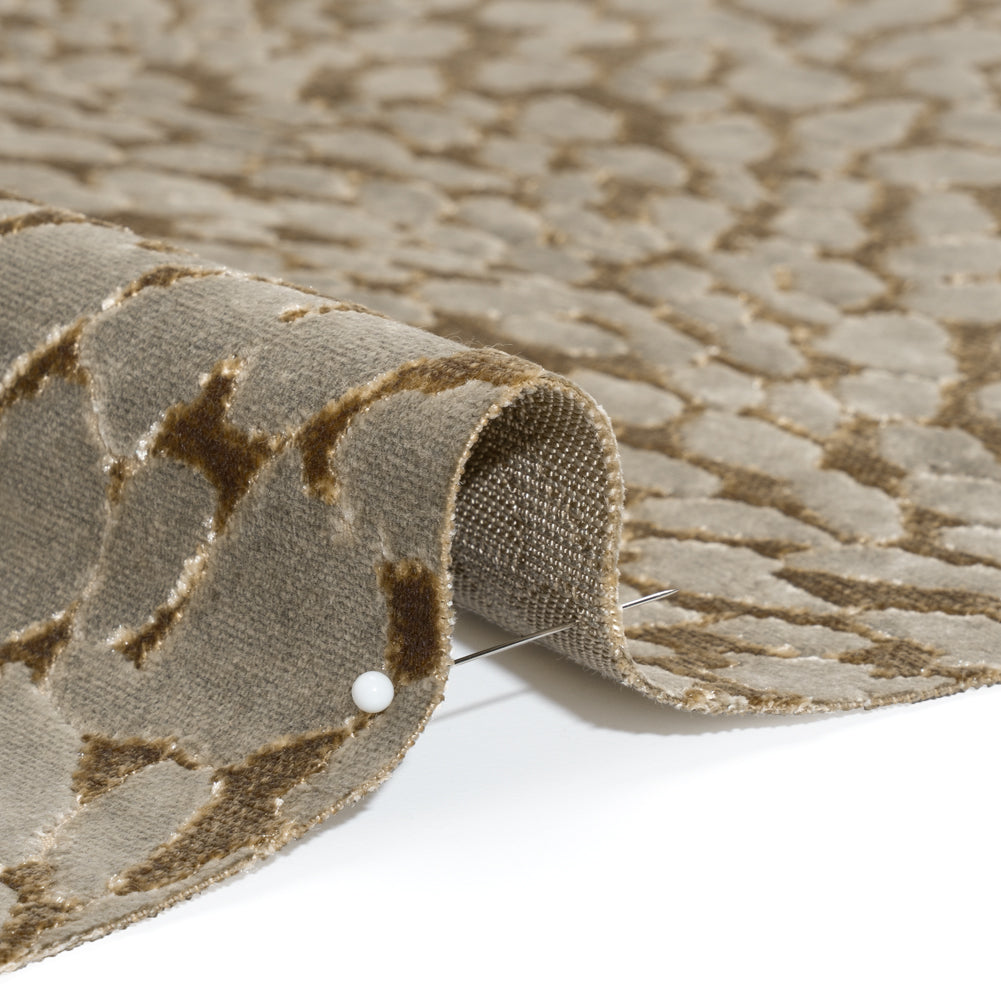 Thunderstone Animal Spots Textured Chenille Jacquard Detail