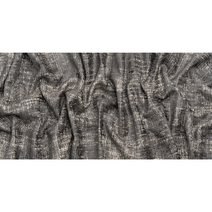 Graphite Distressed Look Chenille Upholstery Woven Full