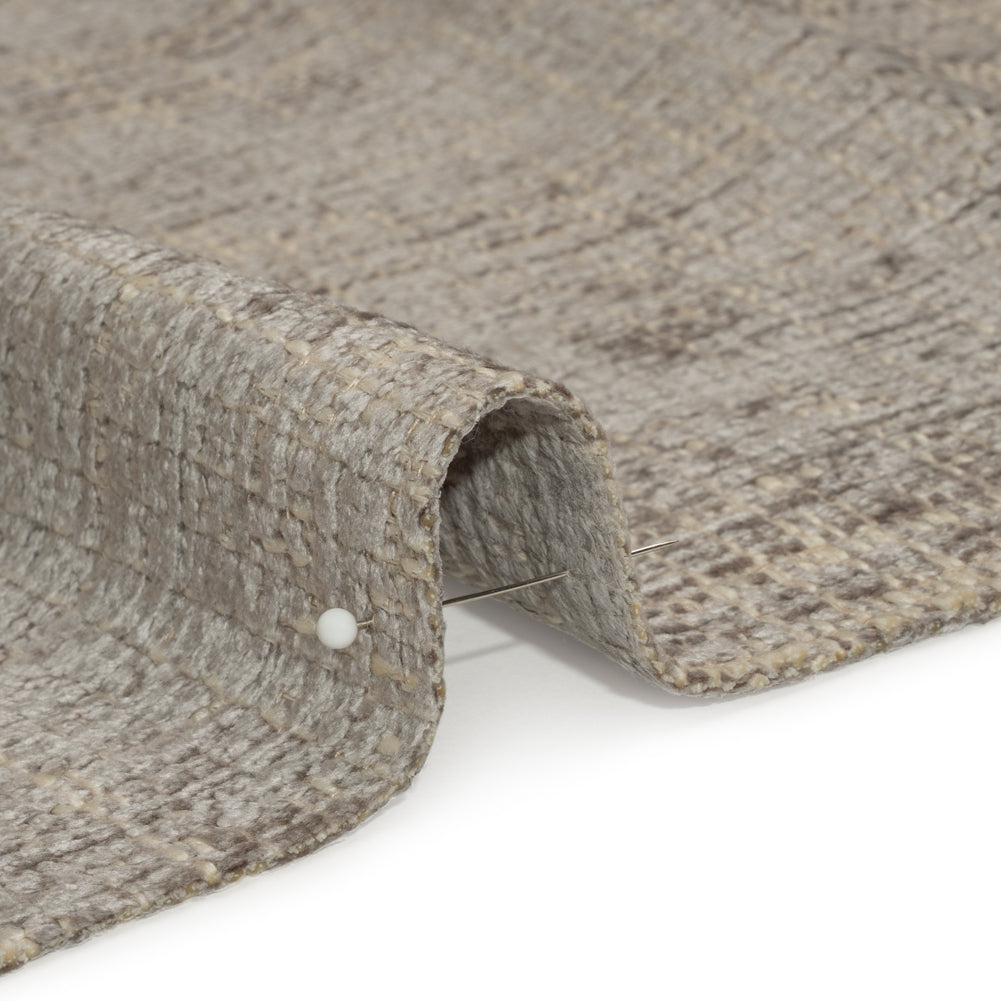 Haze Distressed Look Chenille Upholstery Woven Detail