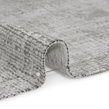 Ice Distressed Look Chenille Upholstery Woven Detail